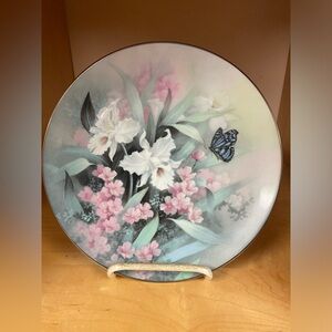 EDWIN KNOWLES SAPPHIRE WINGS COLLECTABLE PLATE by TAN CHUN CHIU